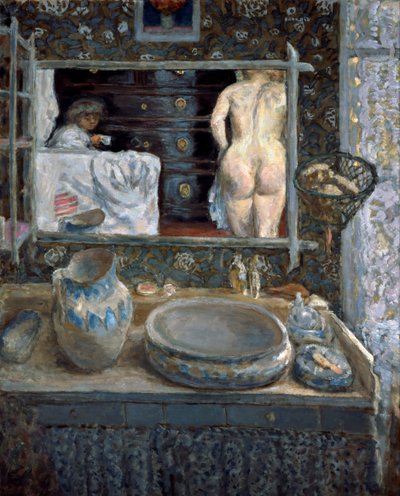 Lustro nad umywalką, 1908. autorstwa Pierre Bonnard
