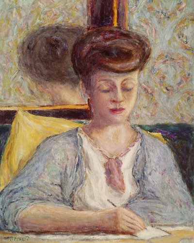 Pisze Misia Godeski autorstwa Pierre Bonnard