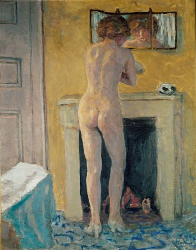 Nu Devant la Cheminee (olej na płótnie) autorstwa Pierre Bonnard