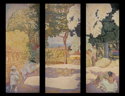 Na Morzu Śródziemnym (tryptyk) autorstwa Pierre Bonnard