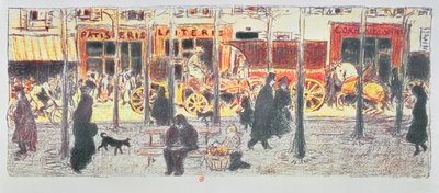 Bulwar Paryski, 1896 autorstwa Pierre Bonnard