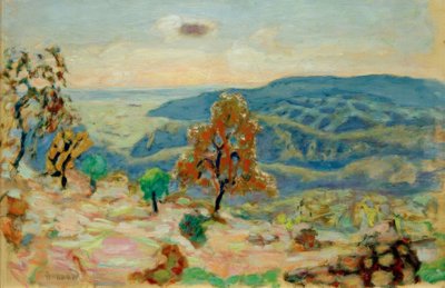 Górski krajobraz autorstwa Pierre Bonnard