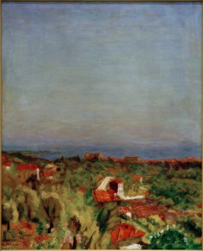 Krajobraz śródziemnomorski (Le Cannet) autorstwa Pierre Bonnard