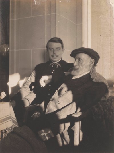 Pierre-Auguste i Jean Renoir, około. 1916. autorstwa Pierre Bonnard