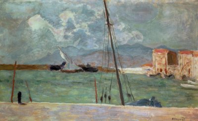 Port w Cannes autorstwa Pierre Bonnard