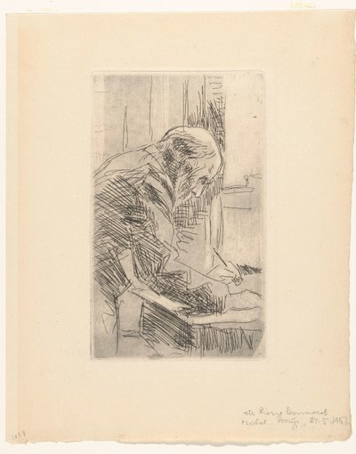Portret artysty Edouarda Vuillarda autorstwa Pierre Bonnard