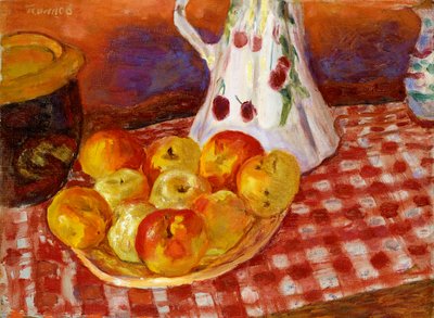 Czerwone i żółte jabłka autorstwa Pierre Bonnard