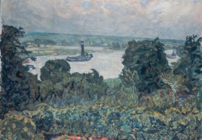 Holownik na Sekwanie autorstwa Pierre Bonnard