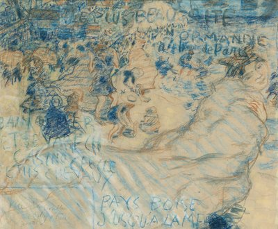Nadmorski kurort w Normandii, ok. 1897-98 (pastel na tekturze) autorstwa Pierre Bonnard