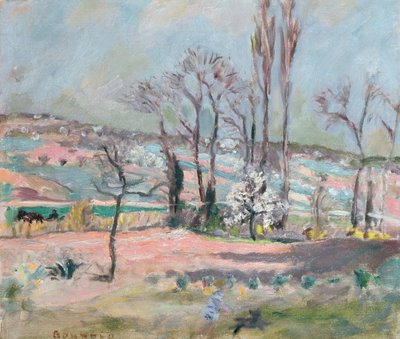 Wiosenny krajobraz autorstwa Pierre Bonnard