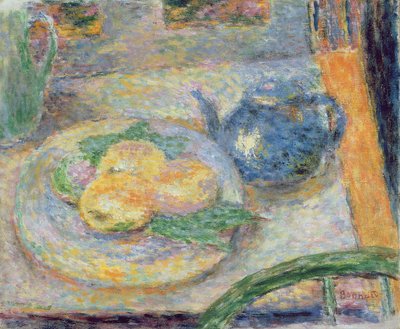 Martwa natura z czajnikiem, 1936-37 autorstwa Pierre Bonnard