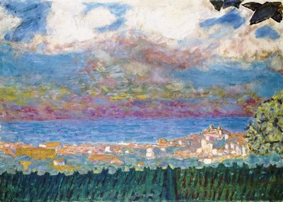 Burzowe niebo nad Cannes, 1945 autorstwa Pierre Bonnard