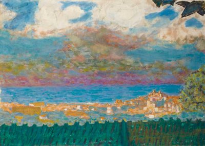 Burzowe niebo nad Cannes autorstwa Pierre Bonnard