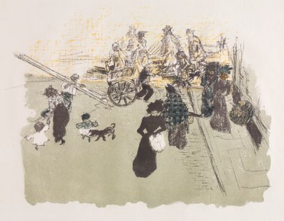 Róg ulicy autorstwa Pierre Bonnard