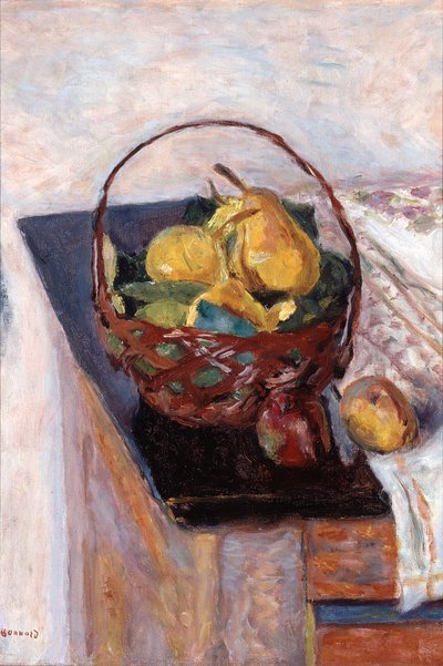 Kosz owoców autorstwa Pierre Bonnard