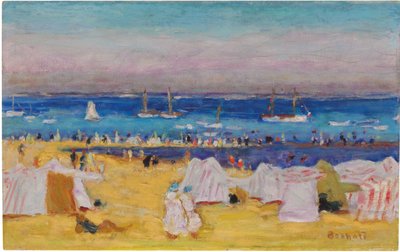 Plaża (Arachon), ok. 1922 (olej na płótnie) autorstwa Pierre Bonnard