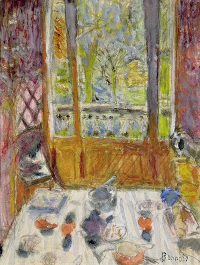 Sala śniadaniowa, ok. 1930 autorstwa Pierre Bonnard