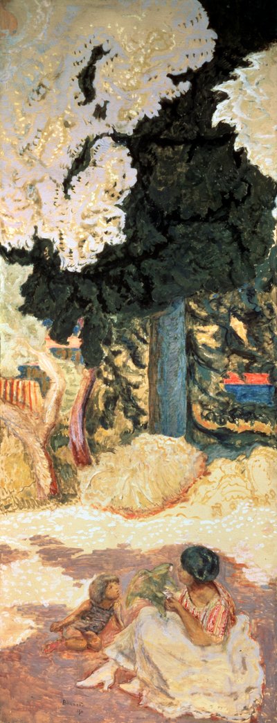 Morze Śródziemne, tryptyk, prawy panel boczny, 1911. autorstwa Pierre Bonnard