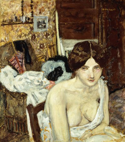 Model spoczynkowy; Le Repos de Modele, ok. 1910 (olej na pokładzie) autorstwa Pierre Bonnard
