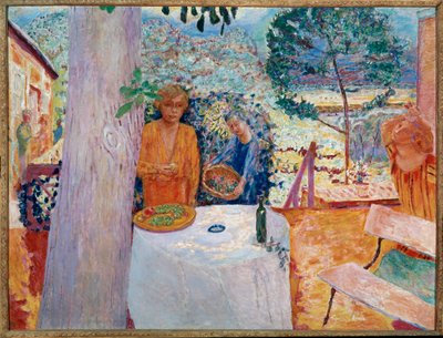 Taras w Vernon (obraz na płótnie) autorstwa Pierre Bonnard