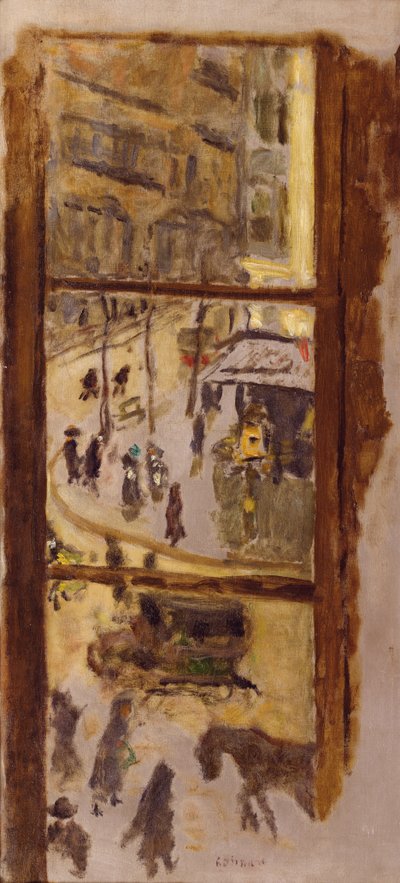 Przez Windows autorstwa Pierre Bonnard