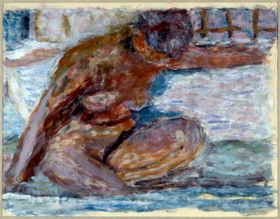 nago w kucki autorstwa Pierre Bonnard