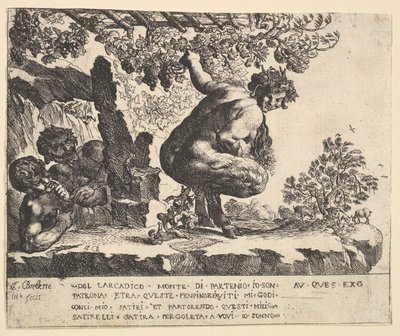 Narodziny Satyrów, 1610-42. autorstwa Pierre Brebiette