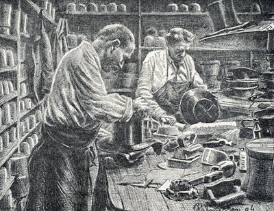 Manufaktura jedwabnych cylindrów Grawerowanie z prywatnej kolekcji Pierre