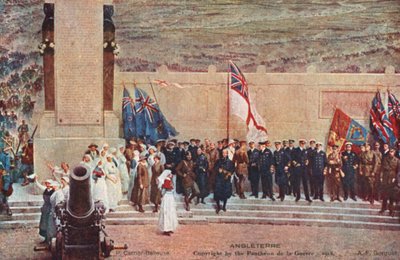 Angleterre (kolor lito) autorstwa Pierre Carrier Belleuse