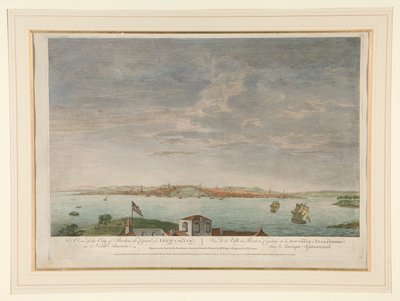 Widok na miasto Boston, stolicę Nowej Anglii w Ameryce Północnej autorstwa Pierre Charles Canot