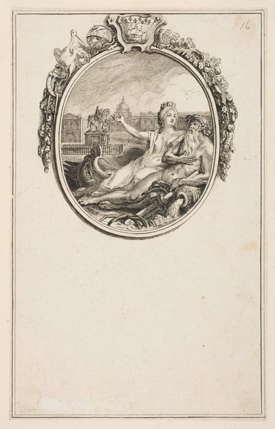 Inauguracja pomnika konnego Ludwika XV, 1766. autorstwa Pierre Chenu
