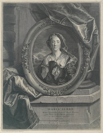 Madame Marie Rigaud (Maria Serre) autorstwa Pierre Drevet