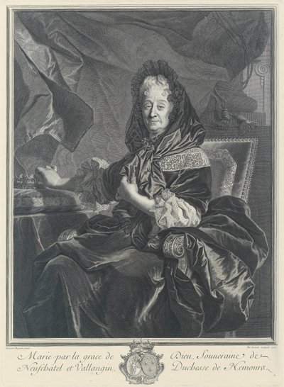 Marie d autorstwa Pierre Drevet