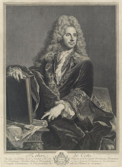 Robert de Cotte autorstwa Pierre Drevet