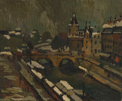 Paryż zimą autorstwa Pierre Dumont