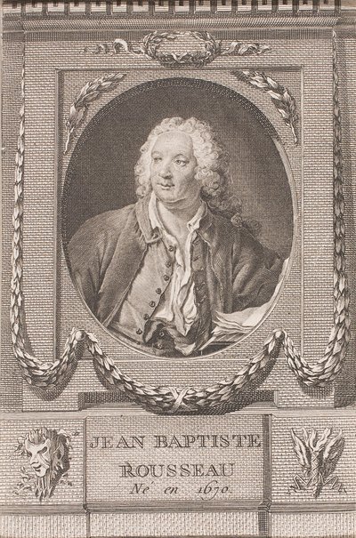 Jean Baptiste Rousseau autorstwa Pierre Dupin