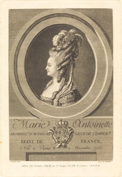 Maria Antonina autorstwa Pierre Dupin II after Carle Van Loo