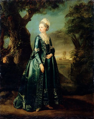 Dama w ogrodzie Portret wielkiej księżnej Natalii, ok. 1773–1776 autorstwa Pierre Etienne Falconet