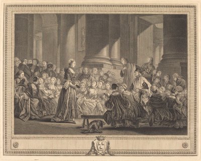 Katechizmy autorstwa Pierre Etienne Moitte after Pierre Antoine Baudouin