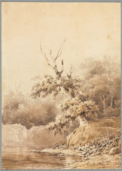 Krajobraz, 1836. autorstwa Pierre Etienne Theodore Rousseau