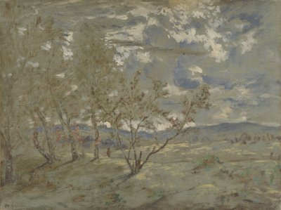 Krajobraz, ok. 1865 autorstwa Pierre Etienne Theodore Rousseau