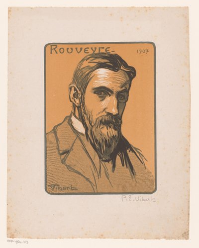 Portret André Rouveyre Rouveyre (tytuł na obiekcie) autorstwa Pierre Eugène Vibert (signed by artist)