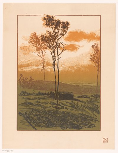 Krajobraz autorstwa Pierre Eugène Vibert