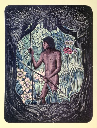 Przygody Robinsona Crusoe, XX wiek (ilustracja) autorstwa Pierre Falke