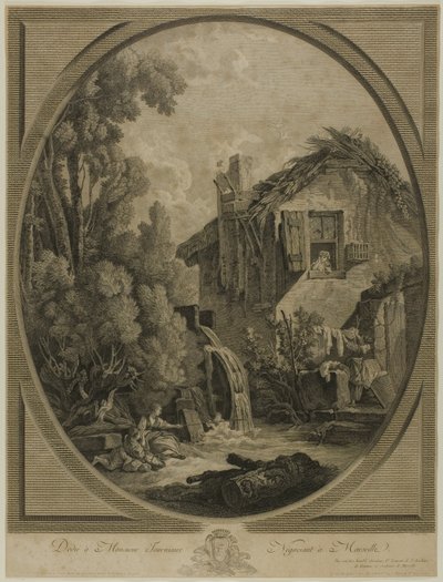 Krajobraz Wiatraka autorstwa Pierre Francois Laurent