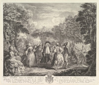 Karnawał Parnasu, 1761-62. autorstwa Pierre François Basan