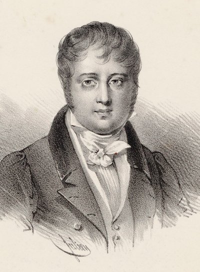 Portret kompozytora Nicolò Isouarda 1775-1818. autorstwa Pierre François Ducarme