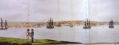 Port w Sewastopolu. Z Podróży przez południowe prowincje imperium rosyjskiego w 1793 i 1 autorstwa Pierre François Tardieu