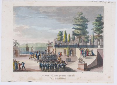 Przewrót 18 Fructidorów, rok V, 1804 r. autorstwa Pierre Gabriel Berthault