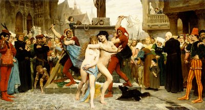 Męka cudzołożników autorstwa Pierre Garnier